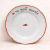 Piatto Piano "Si nu piatt' vacante" – in Ceramica Vietrese