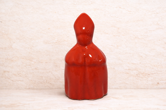 San Gennaro Stilizzato in Ceramica di Vietri - 15 cm Red